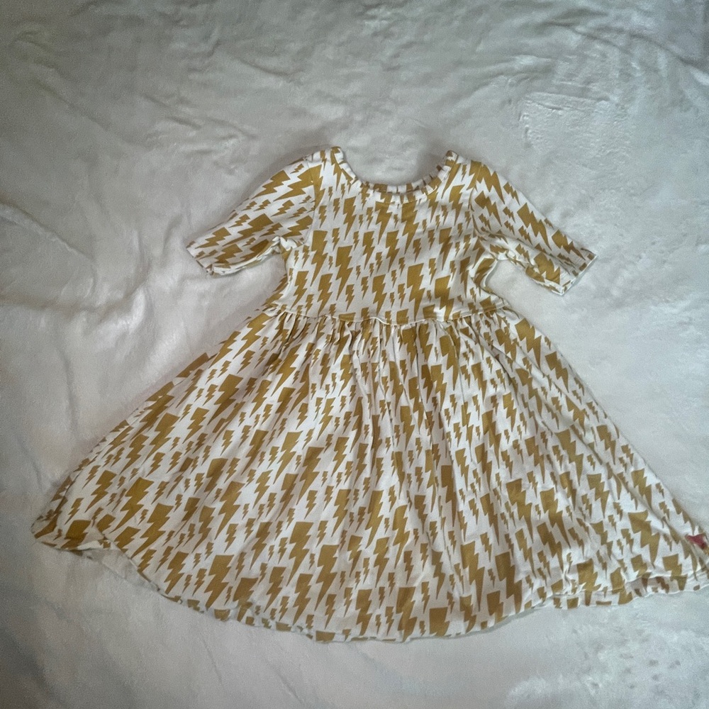 Pink Chicken 2Y Lightning Bolt Dress